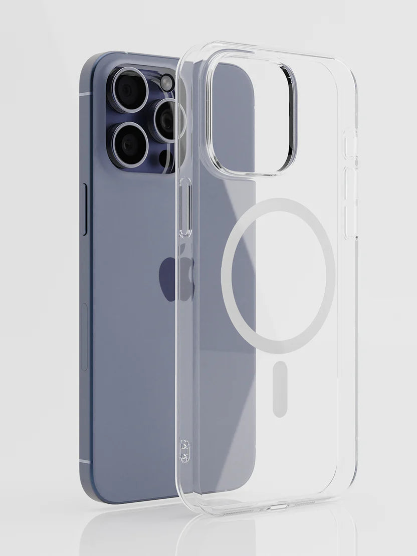 I Phone 15 Pro MagSafe Clear Hard Case – Anti Yellowing