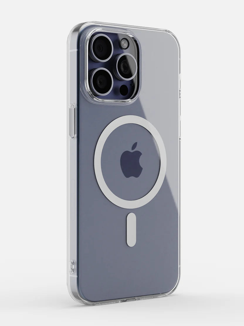 I Phone 15 Pro MagSafe Clear Hard Case – Anti Yellowing