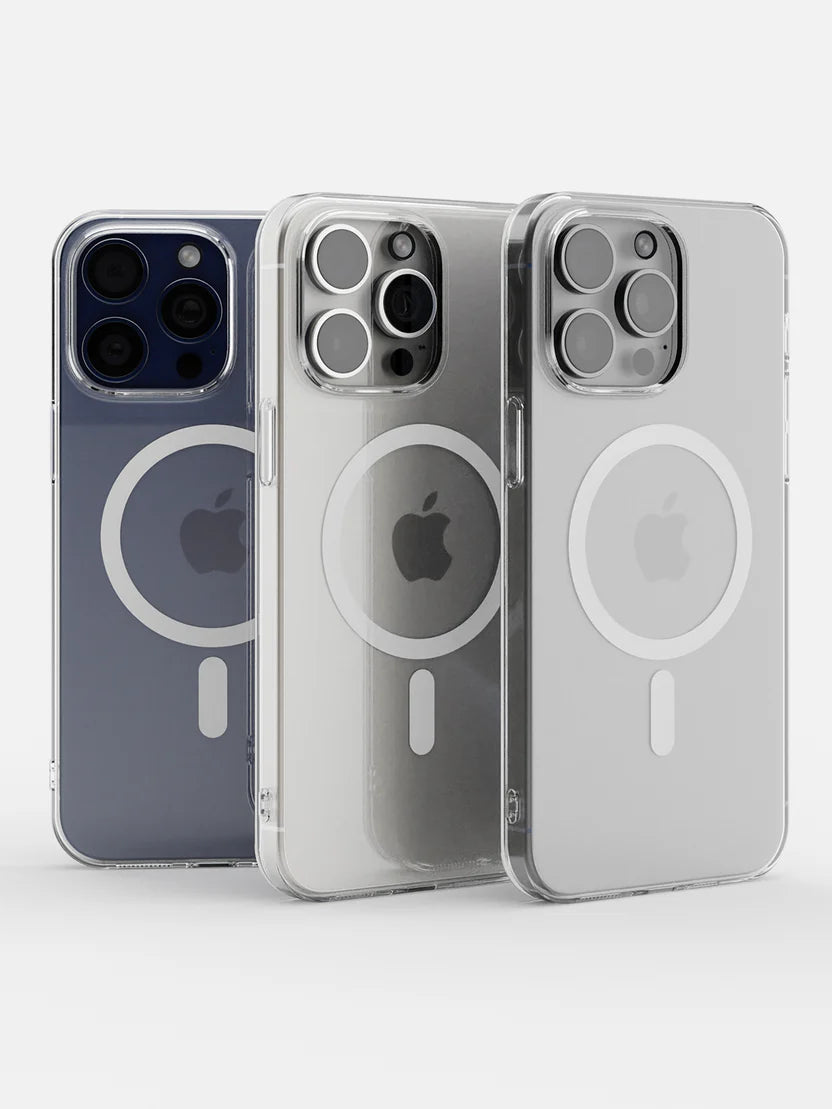 I Phone 15 Pro MagSafe Clear Hard Case – Anti Yellowing