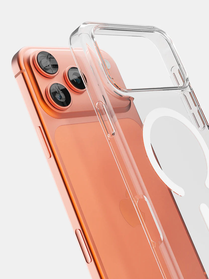 I Phone 17 Pro Max MagSafe Clear Hard Case – Anti Yellowing