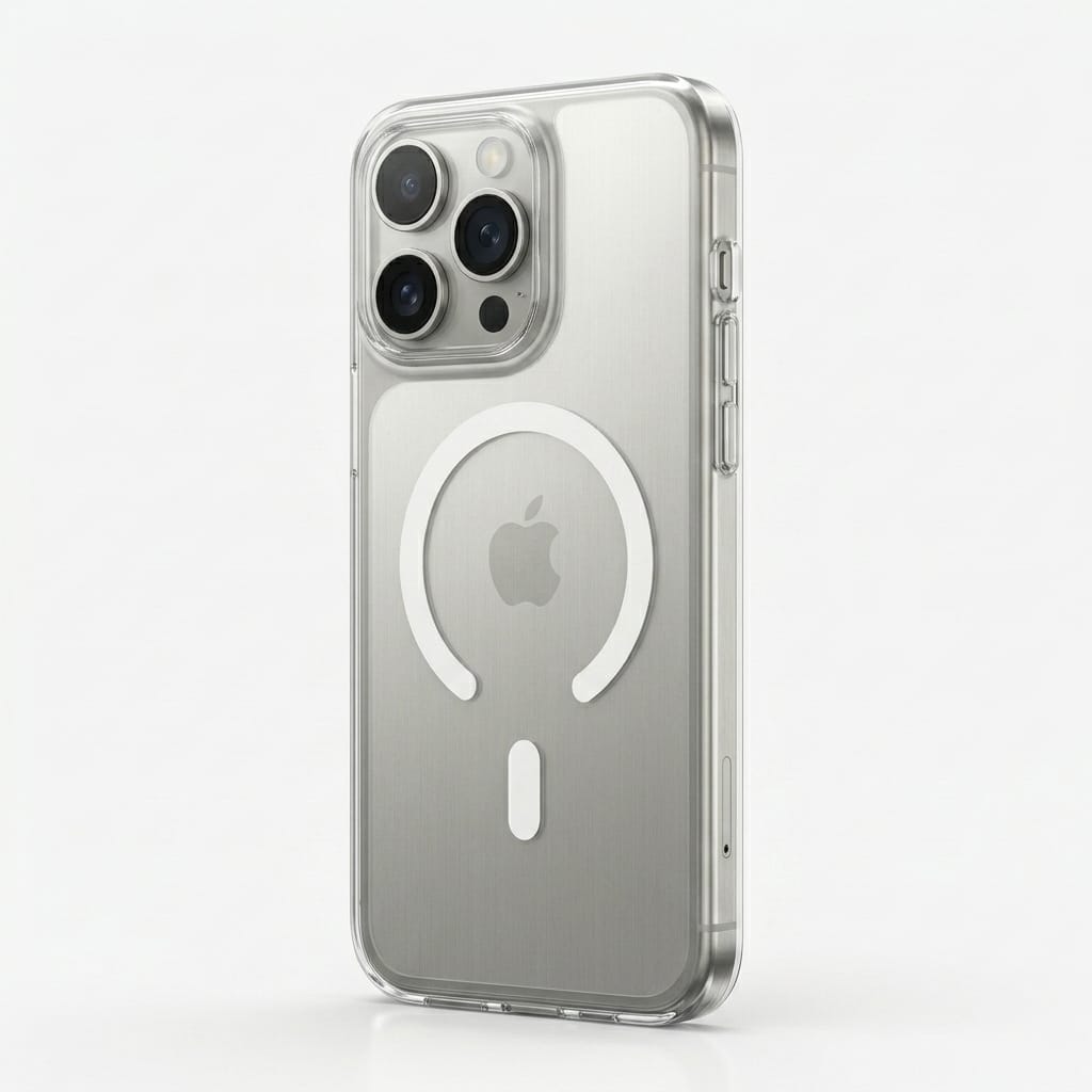 I Phone 16 Pro MagSafe Clear Hard Case – Anti Yellow