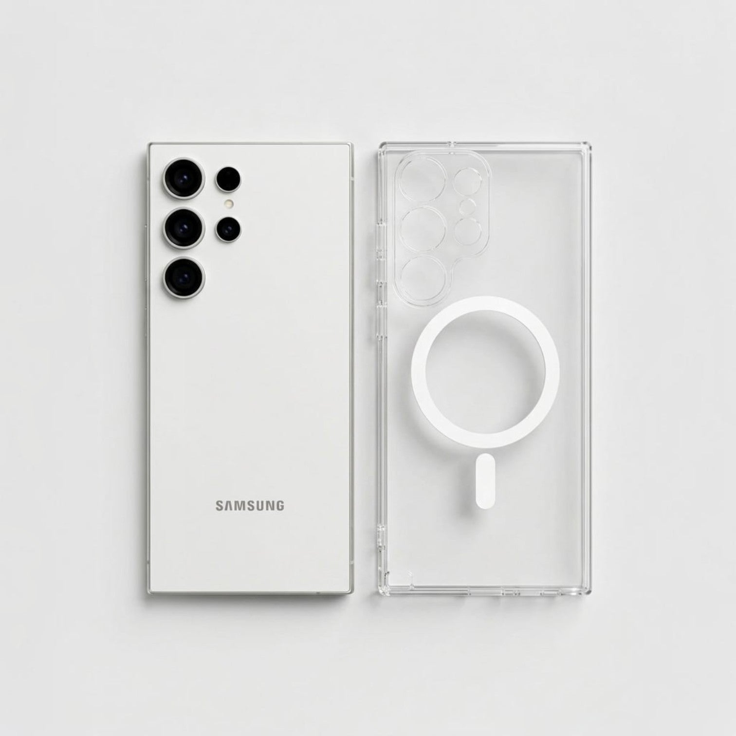 Samsung S24 Ultra Crystal Clear Anti-Yellow MagSafe Case