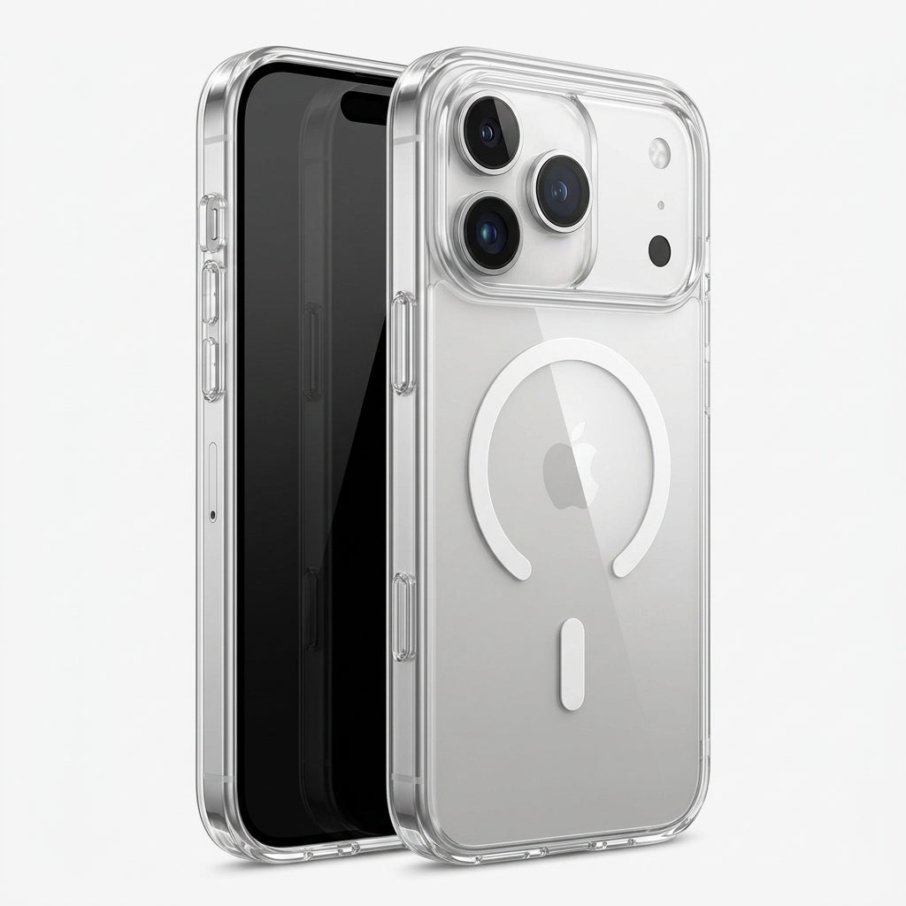 I Phone 17 Pro MagSafe Clear Hard Case – Anti Yellow